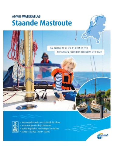 ANWB Waterkaart Staande Mastroute 