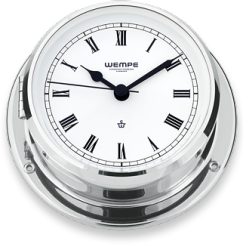 Wempe Skiff Uhr chrom 110 mm CW090002