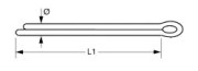 Lindemann Splinte 10er Pack 2,0 x 16 mm