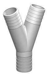 Trudesign Schlauch Y-Verbinder 25-25-25mm TD90617