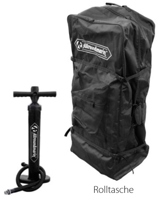 Allroundmarin Hartluftkajak Force L - Doppel-Kajak - Gelb/Grau *Aktion*