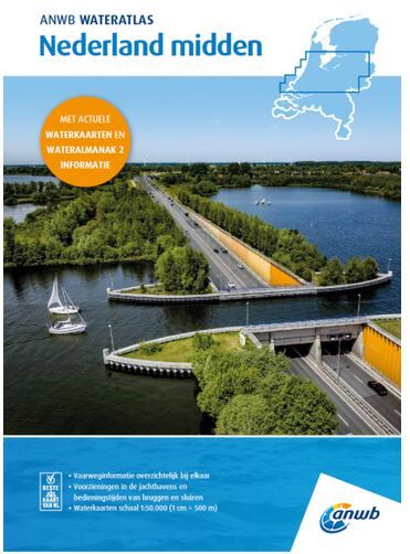 ANWB Wateratlas Nederland Midden (Niederlande Mitte)