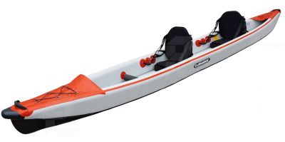 Allroundmarin Hartluftkajak Force L - Doppel-Kajak - Rot/Grau *Aktion* 976045