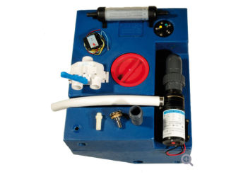 Allpa Fäkalientank-Satz 73 Liter (rechteckig) mit Fäkalienpumpe 12V