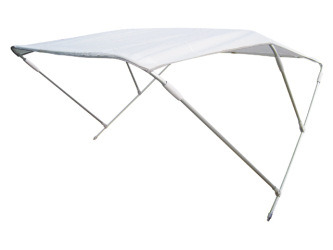 Talamex Bimini Sonnendach 3 arm 1,50 x 1,80 x 1,10 m (BxLxH) Weiß 95900331