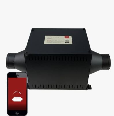 HeroCamper Elektrischer Warmluftbläser Heat 1500W mit Bluetooth/-App CS0601