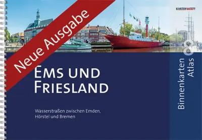 Kartenwerft BINNENKARTEN ATLAS 8 Ems und Friesland  10899