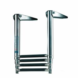 Sprenger Teleskop-Badeleiter, 4 Stufen - Edelstahl rostfrei 38669 004 56