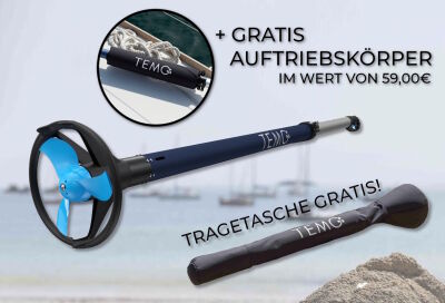 TEMO 450 Elektrischer Außenborder inkl. Tragetasche + Gratis Auftriebskörper *AKTION* T450_43