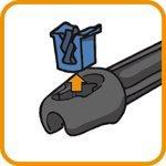 Unimer Marine U-Cleat Anlegefeder 16-20 mm UN03