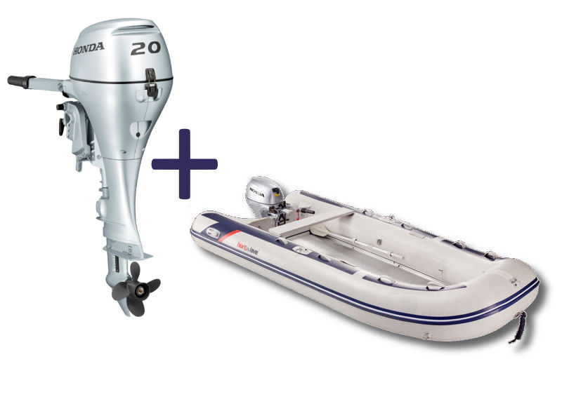 Honda Honwave T 40 AE3 + Honda BF 20 SHU