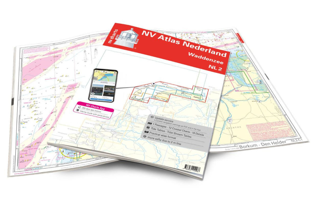 NV Charts Atlas NL2 - Waddenzee 2026