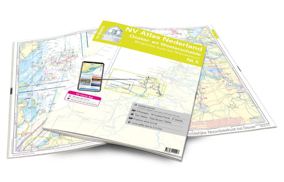 NV Charts Atlas NL5 - Ooster- & Westerschelde 2026