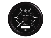 Wema GPS-Speedometer Analog schwarz 60kn/110km