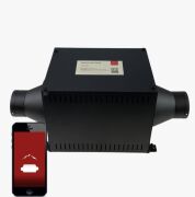HeroCamper Elektrischer Warmluftbläser Heat 1500W mit Bluetooth/-App