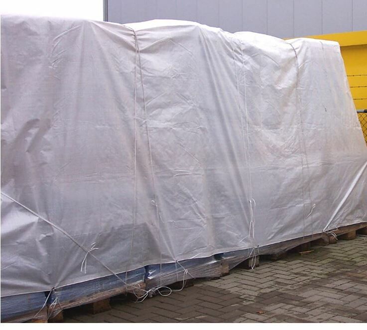 Seilflechter Polyband-Rechteck-Bootsplane 150 gr./m² 6x8m